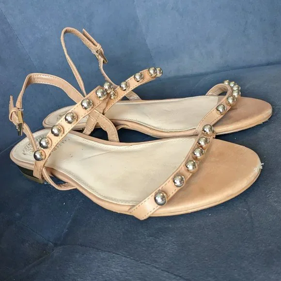 Camuto Shoes Vince Camuto Gold Flat Sandals Vince Camuto Shoes